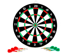 Набор для дартса Stinger начальный уровень диаметр 38 см прессованная бумага - 1