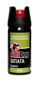 Баллончик Antidog Шпага 65мл