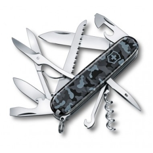 Нож Victorinox Huntsman 91 мм, 15 функций, морской камуфляж
