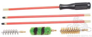 Набор для чистки Baiex пакет металло-пластиковый шомпол 3 ерша калибр 20