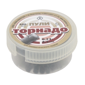 Квинтор - пули Торнадо калибр 4,5 мм вес 0,23 г пачка 300 шт - 1