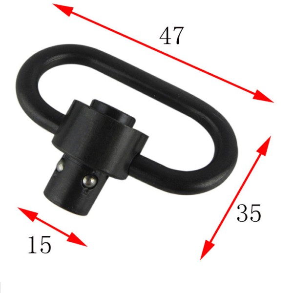 Антабка Laserhunt быстросъемная кнопочная-2