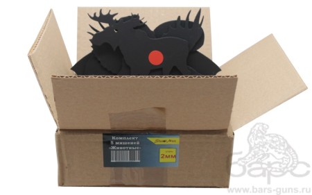 Комплект 5 мишеней Животные - 4