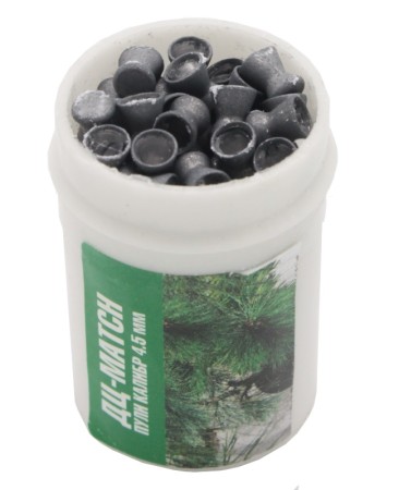 Пульки ДЦ Матч калибр 4,5 мм банка 160 шт - 2