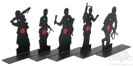 Комплект 5 мишеней Солдаты - 2