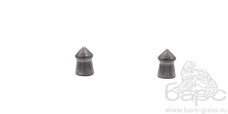 Пульки Квинтор 1 остроконечная форма калибр 4,5 мм вес 0,5 г 150 шт - 2