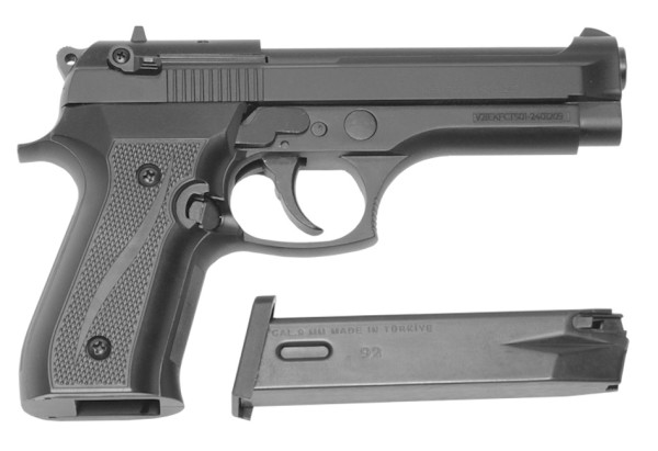 Kurs - пистолет сигнальный B92-S калибр 10ТК черный - 3