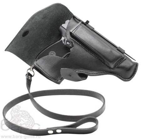 Кобура ПМ штатная - полный комплект - пистолет, страховочный шнур, кобура, дополнительный магазин, протирка