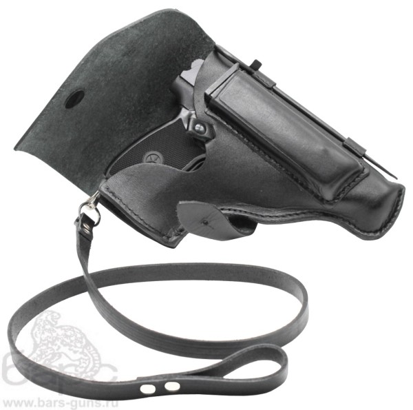 Кобура ПМ штатная - полный комплект - пистолет, страховочный шнур, кобура, дополнительный магазин, протирка