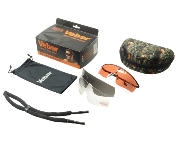 Veber Tactic Force L3M2 - очки тактические со сменными линзами - 4